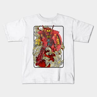 Red Hyper OOO Gundam Kids T-Shirt